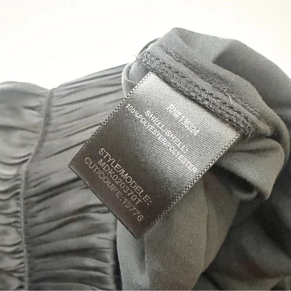 Halston Heritage Black Draped Harem Pants Size L - Picture 7 of 9